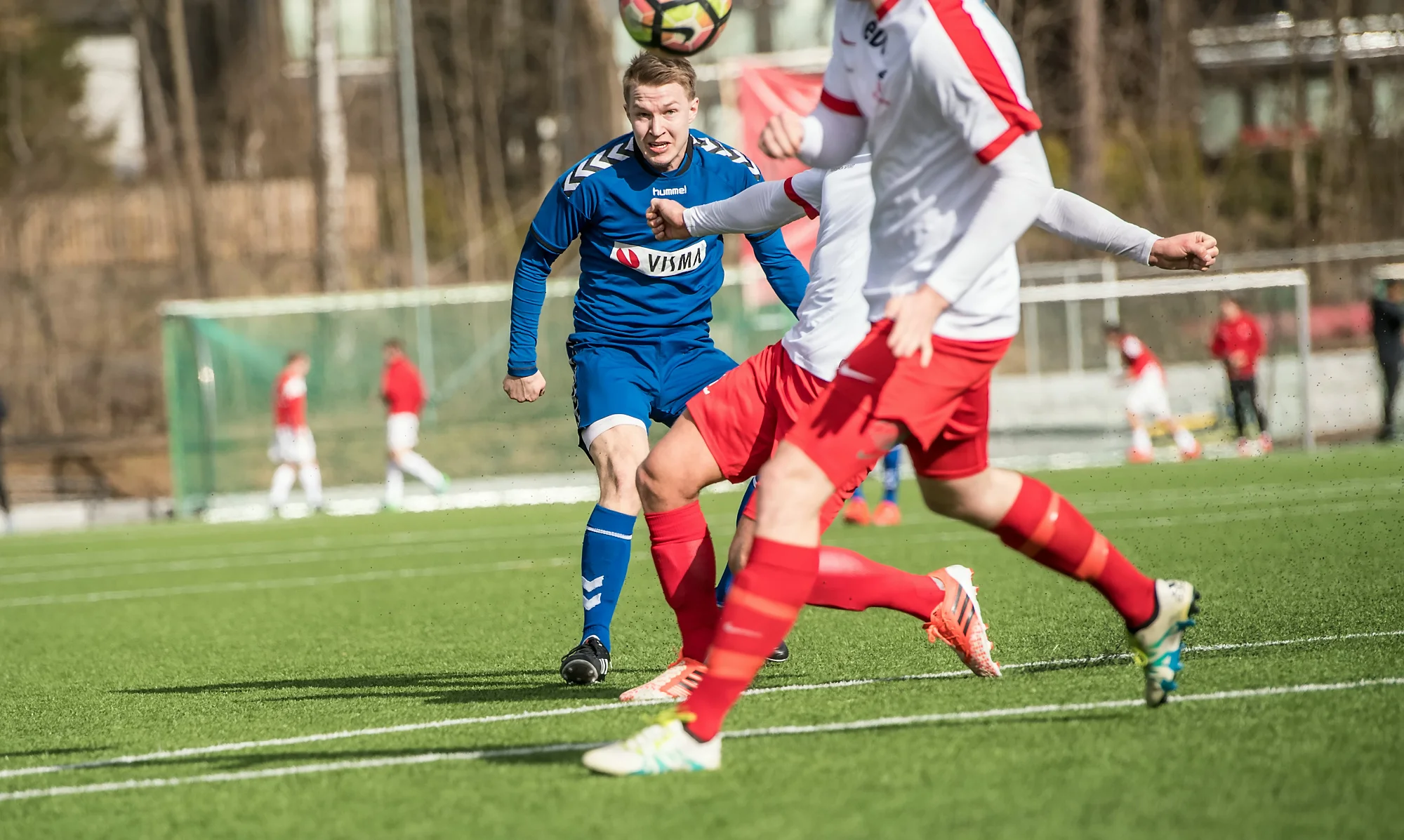Emil Borkø var tilbake på banen og leverte en solid kamp mot Lørenskog sist helg. Foto: Lars Opstad, arkivfoto.