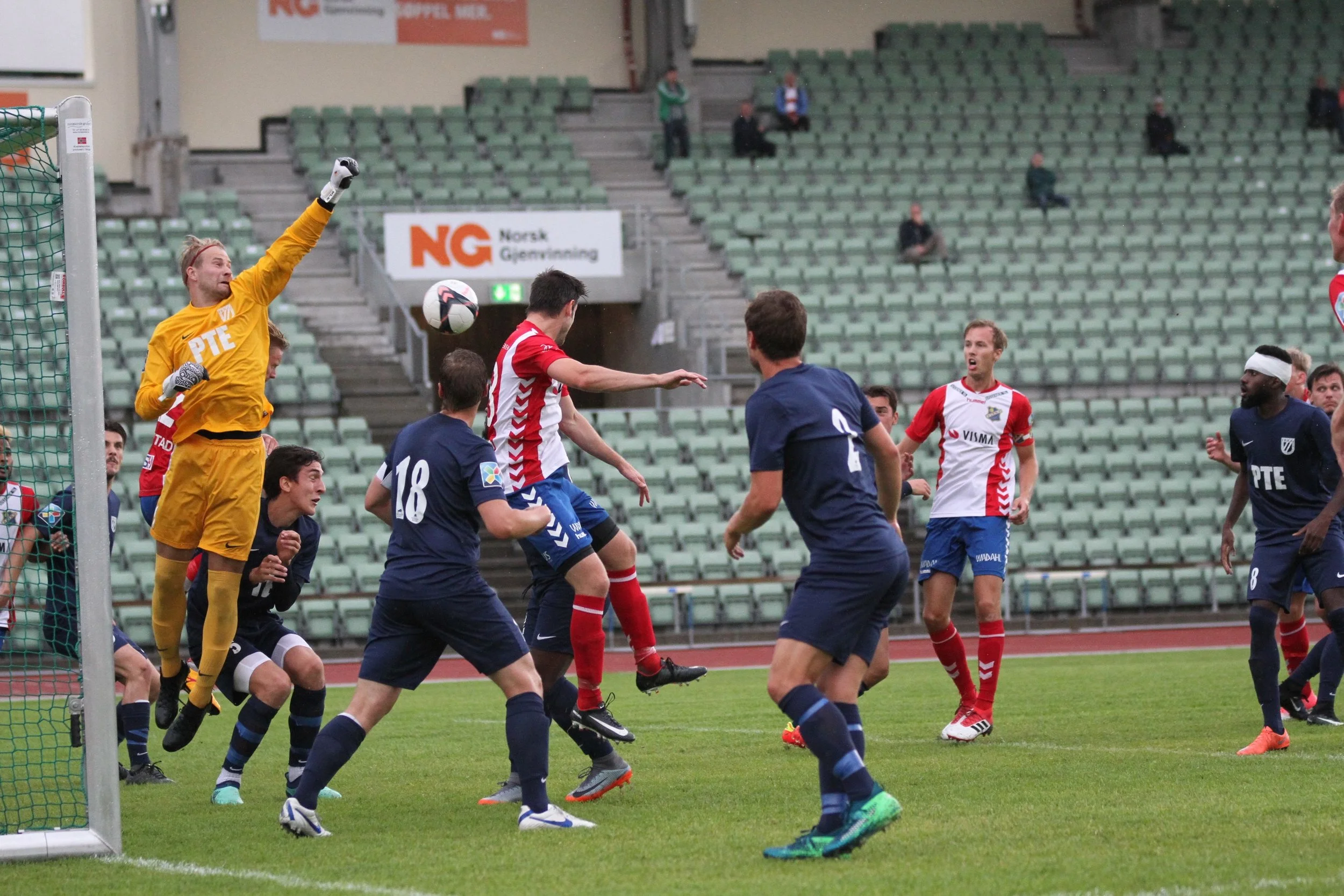 Før kampen: Melbo - Lyn