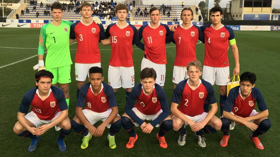 Mikkel var involvert i alle tre kampene til Norge på La Manga. Foto: Magnus Kolberg / NFF