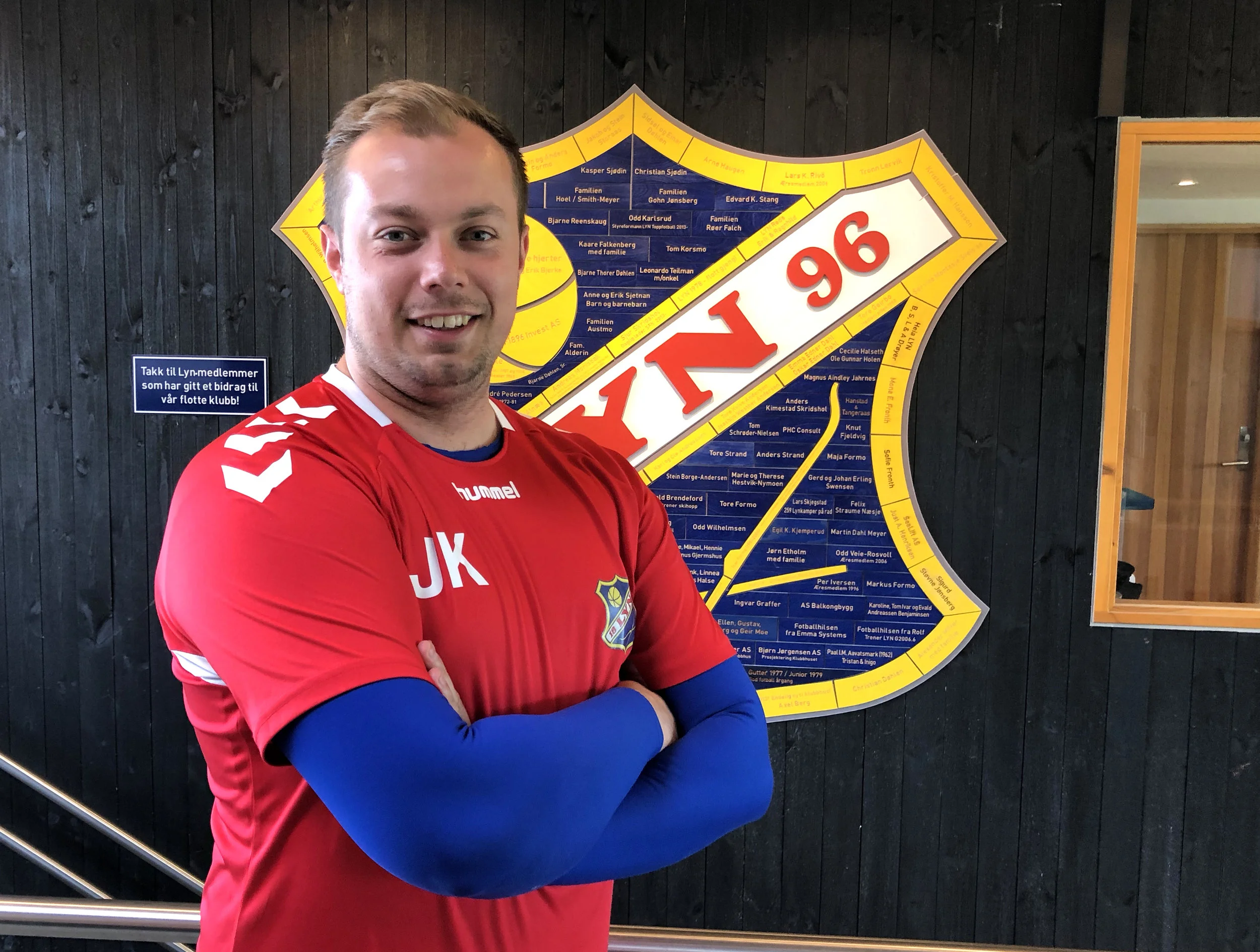 Jake Knight er ny keepertrener i Lyn. Foto: Lyn1896.no