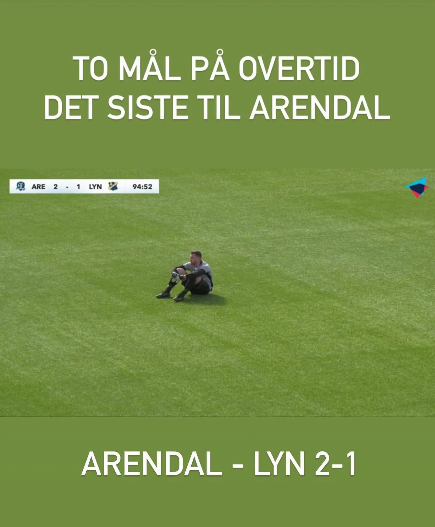 Tung slutt p&aring; god kamp for @pedersen_alexander og resten av laget. Lyn utliknet til 1-1 ved @ibba100 p&aring; overtid, men Arendal fikk inn seiersm&aring;let f&oslash;r dommeren bl&aring;ste av. Blytungt i kveld, men her m&aring; det ha v&aelig