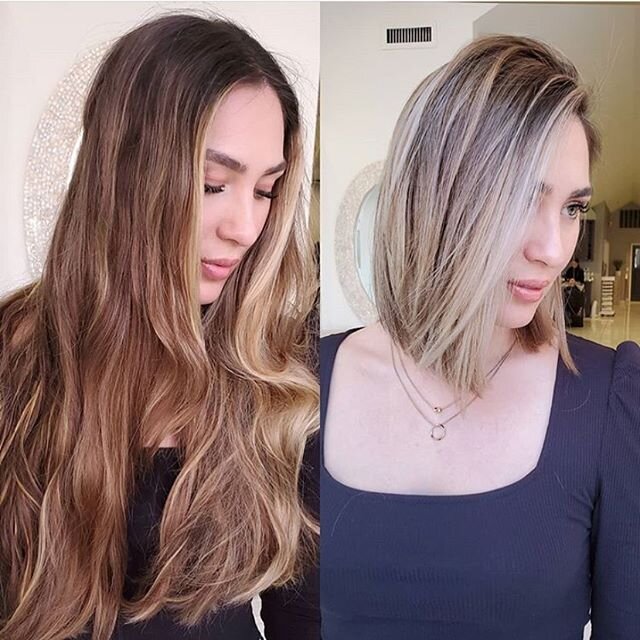 Flat out shook over this transformation by our blonding Queen Ciara @msberrydidmyblonde ✨
