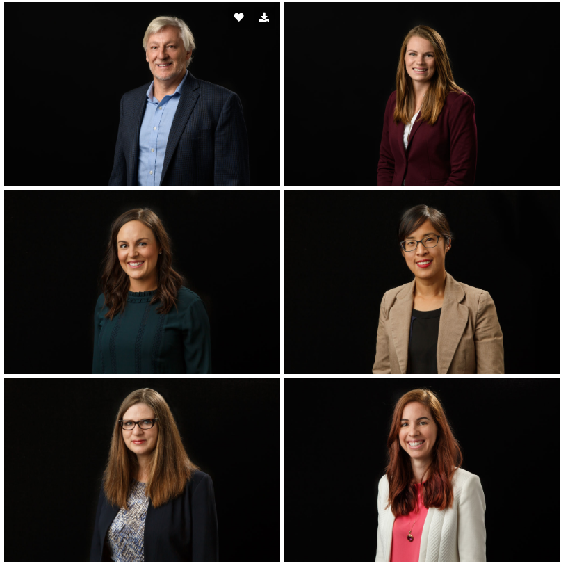 ottawa headshot photographs on a black backdrop