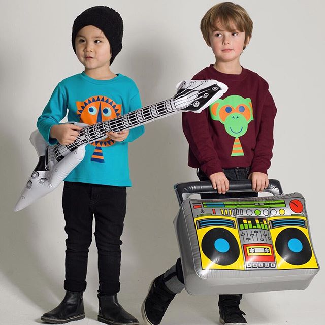 New boys in the hood! Rocking it in LOUVEA. 
#kidsfashion #kids #illustration #kidsstyle #kidsrock #popkids #childrenbrand #childrenclothes #kidstee #boys #madeinuk #londonbrand #scandinaviandesign