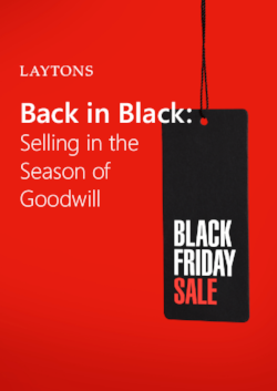 Back in Black: Selling in the Season of Goodwill