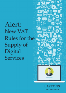 ALERT: New VAT Rules for the Supply of Digital Services