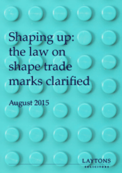 Shaping up: the law on shape trade marks clarified