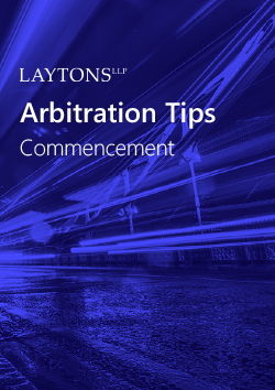 Arbitration Tips: Commencement