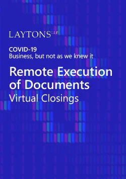 COVID-19: Remote Execution of Documents - Virtual Closings