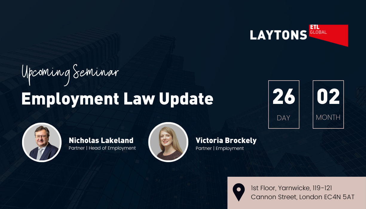 Upcoming Employment Law Seminar - February 2026