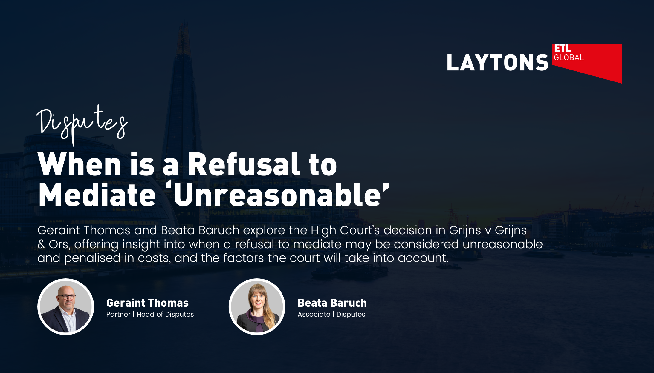 When is a Refusal to Mediate 'Unreasonable'