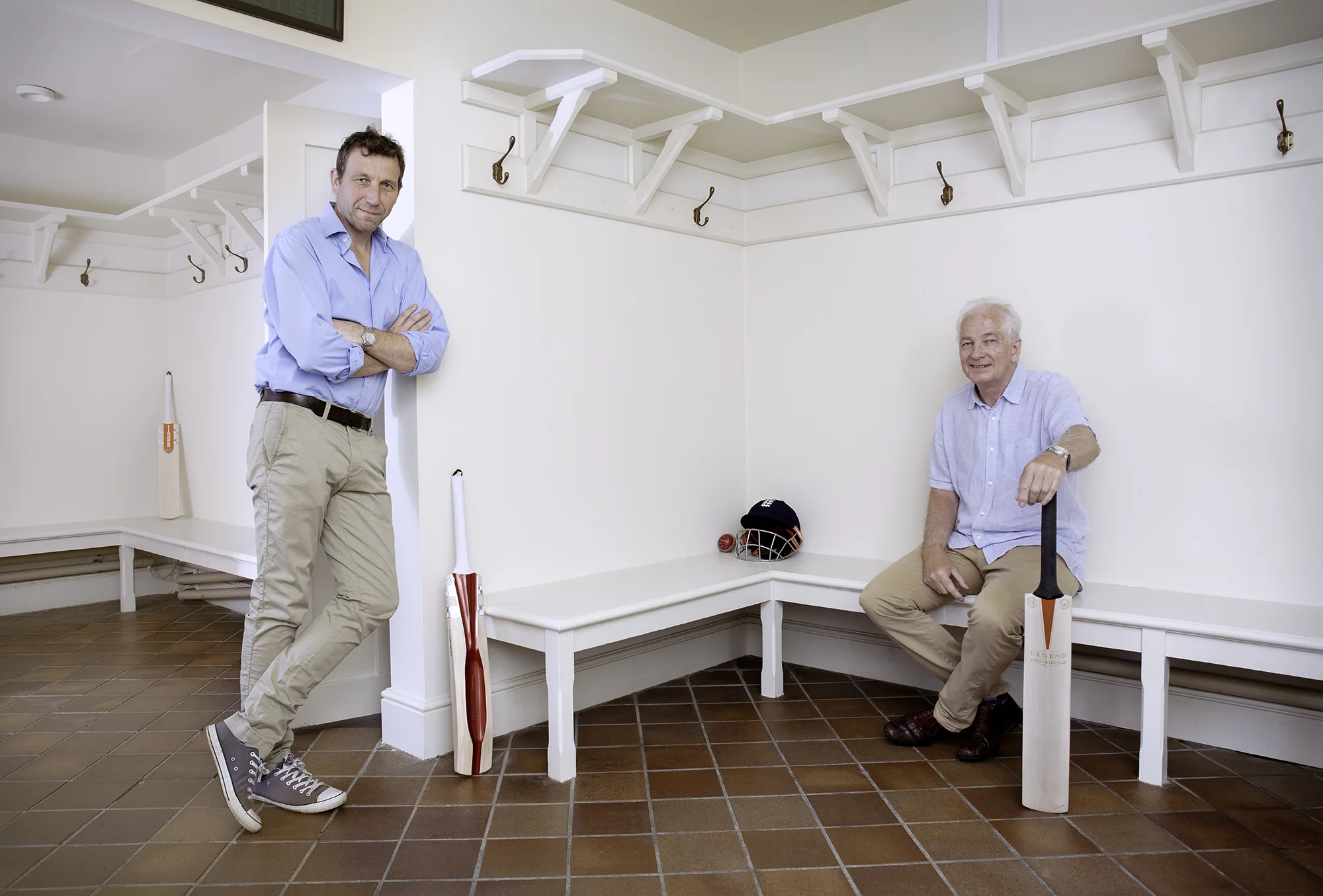 Michael Atherton & David Gower