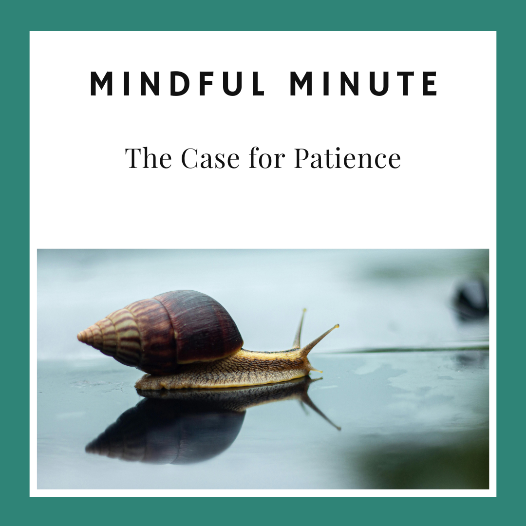 The Case for Patience