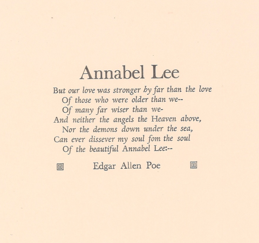 Annabel Lee — GOING OUT IN STYLE