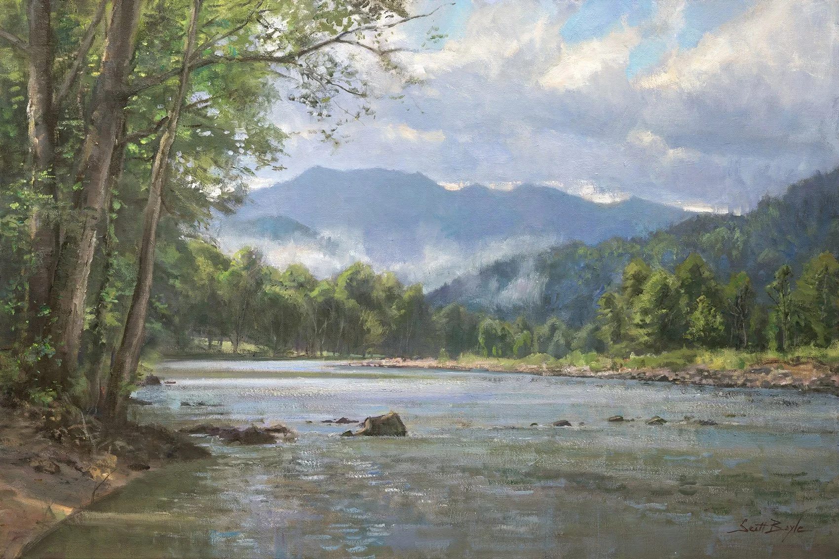 "Pigeon River Calm"