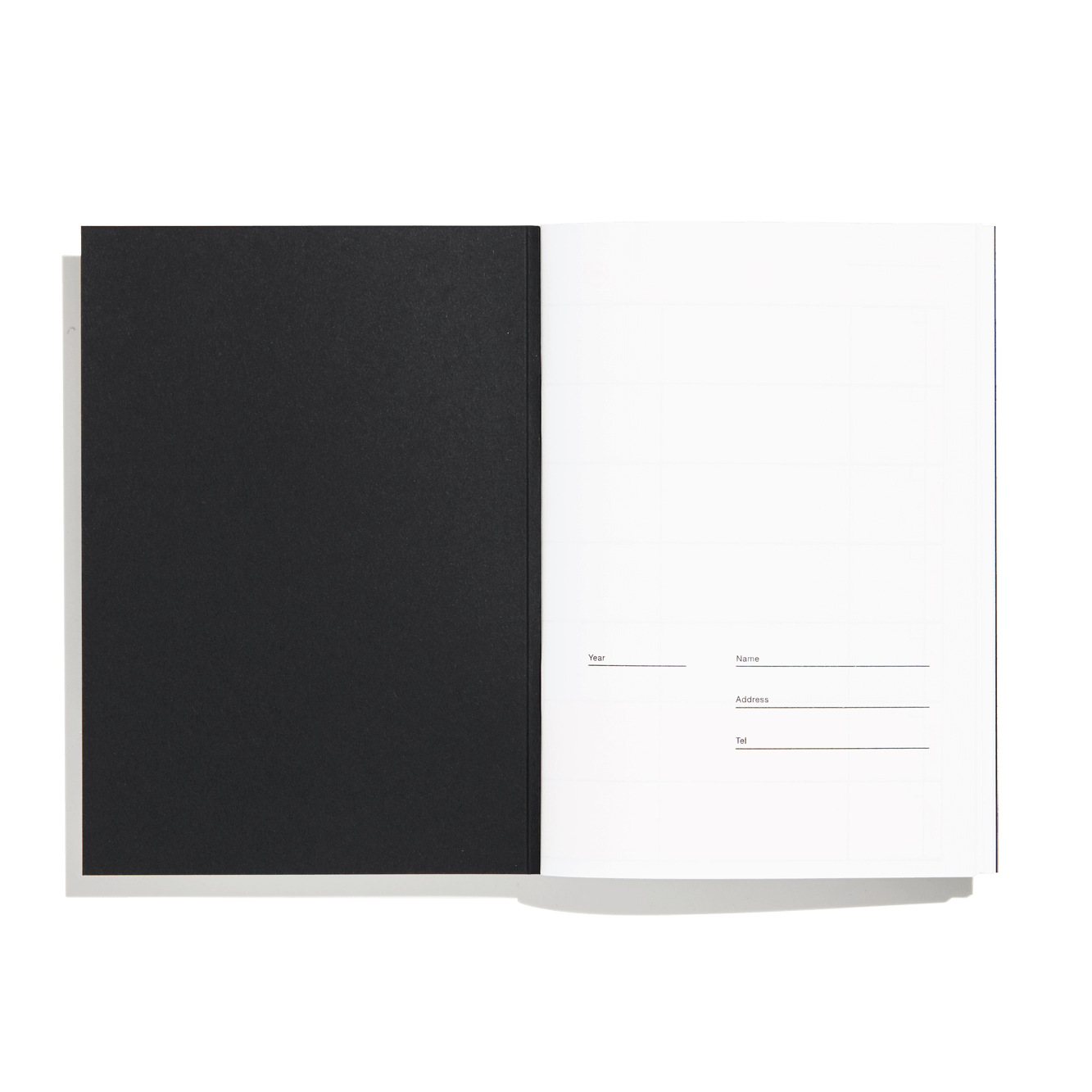 Before-Breakfast- -handmade-in-london-Risograph-Weekly-planner-notebook-black-edition-stationery-front.png