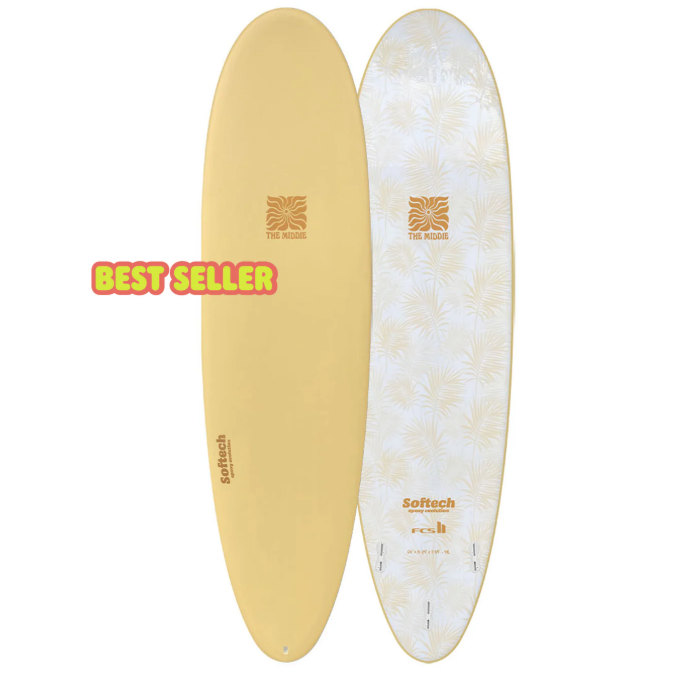 7'4 Softech 'The Middie' (Butter Palms)
