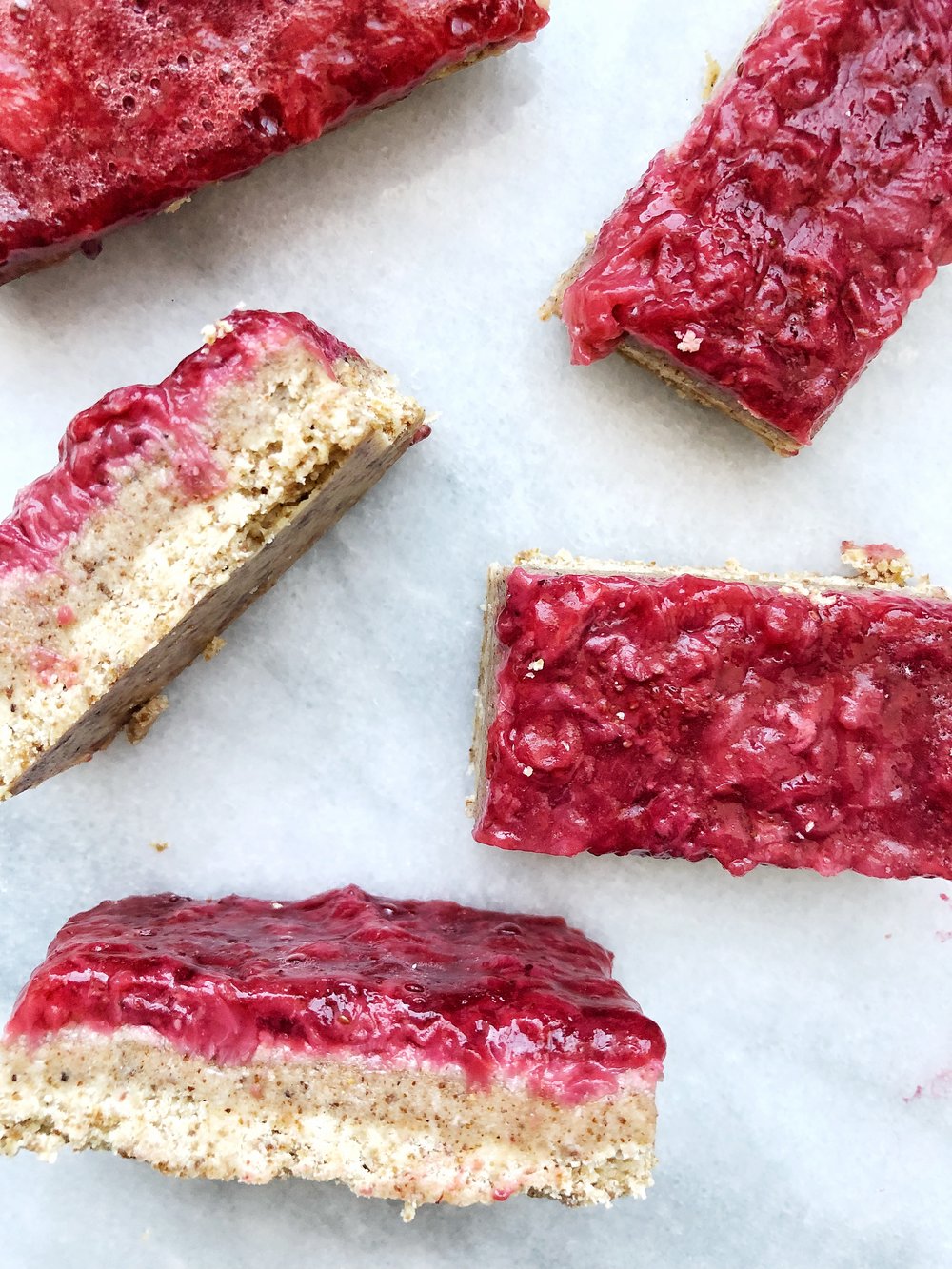 "Peanut" Butter &amp; Jelly Bars