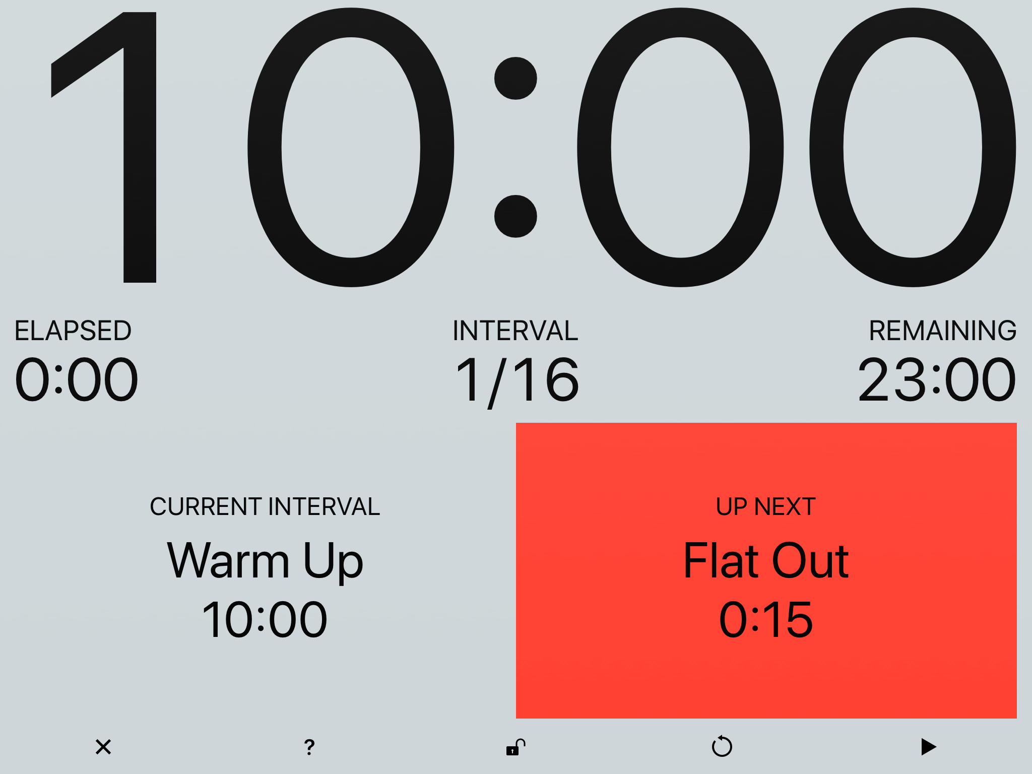 Seconds Interval Timer app review — The Geek Blog