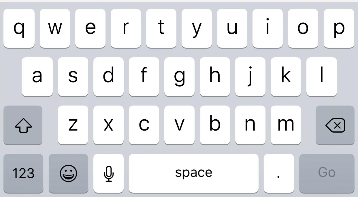 iOS keyboard split and stuck in the middle of the screen