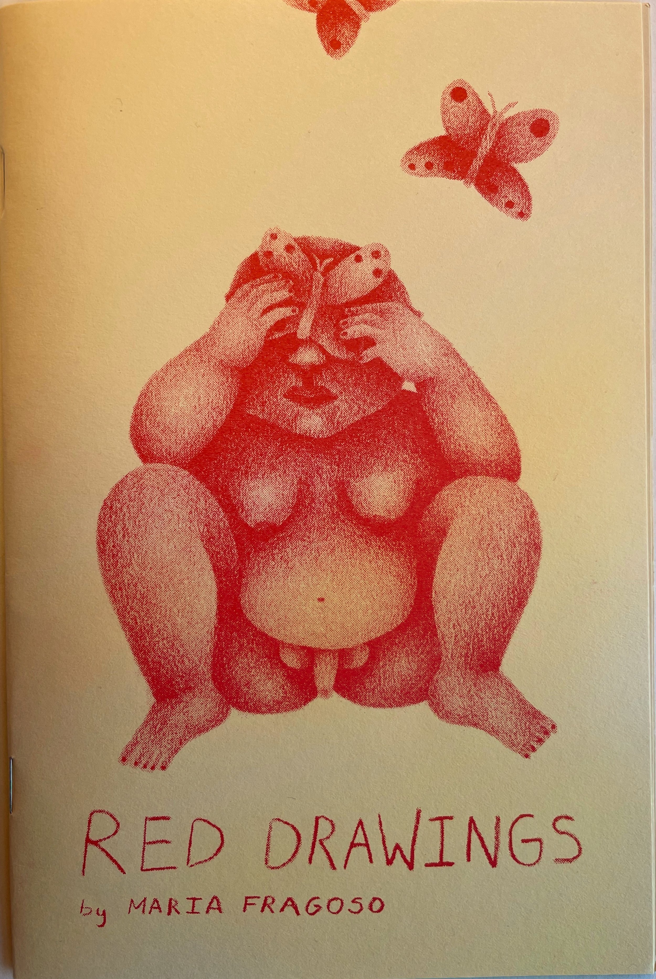 Red Drawings by María Fragoso