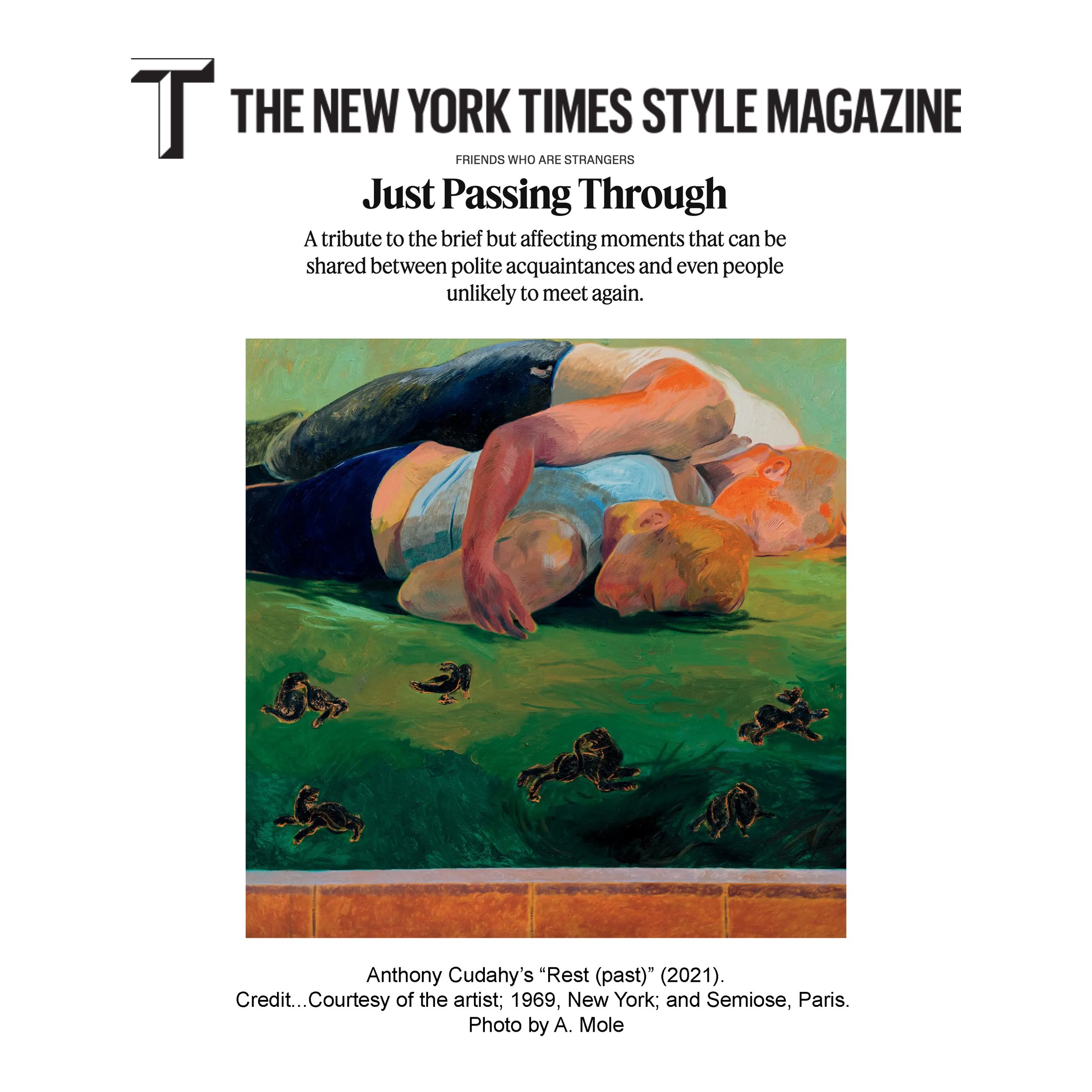 THE NEW YORK TIMES STYLE MAGAZINE - APRIL 2021