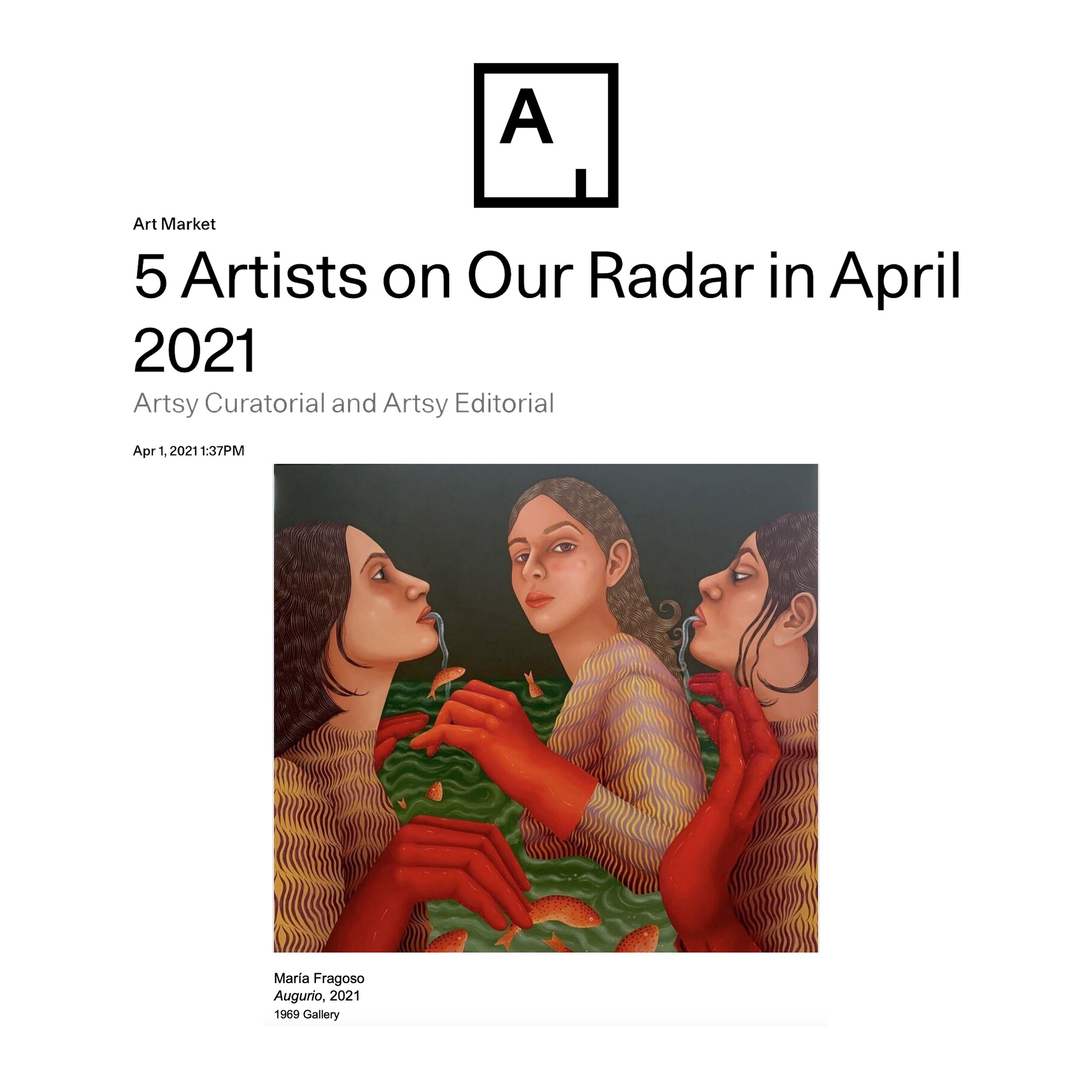 ARTSY - APRIL 2021