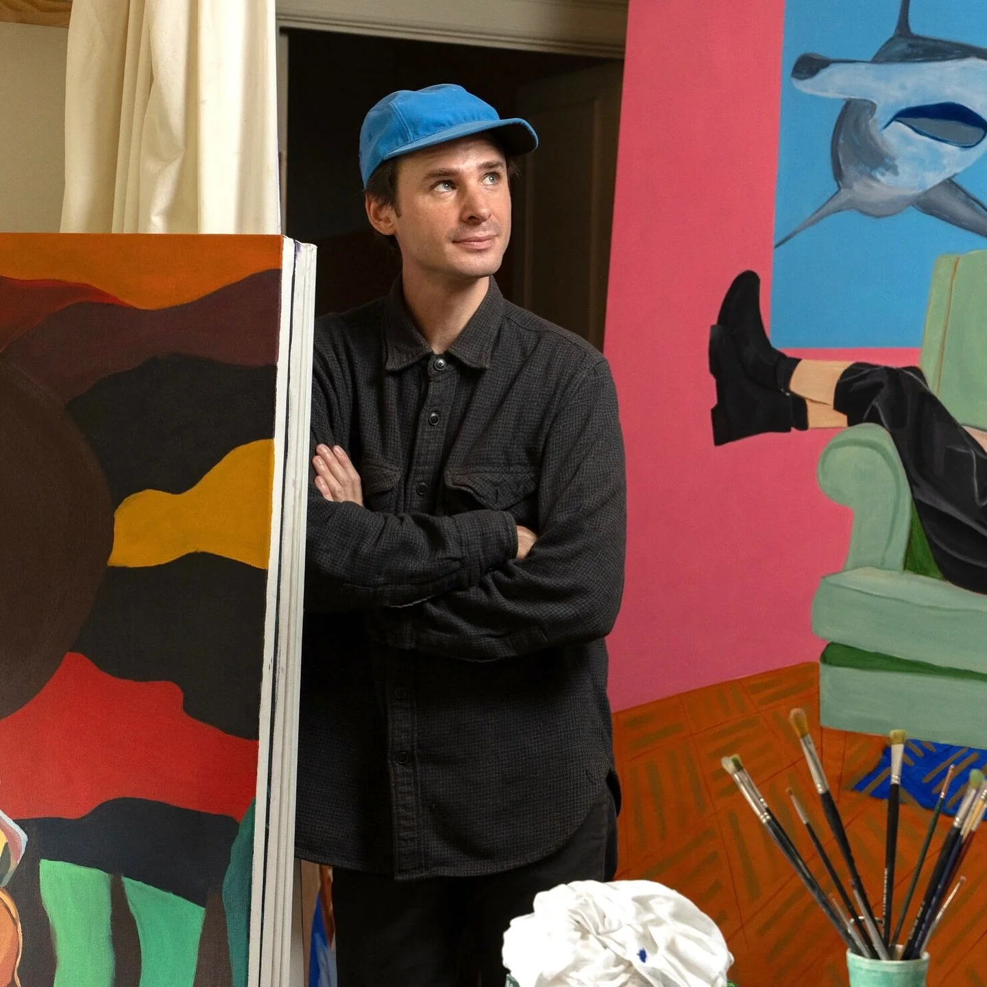 Today we wish Adam Dressner a very happy birthday! 

Dressner&rsquo;s current exhibition, &ldquo;Hello Stranger 2&rdquo;, depicts his admiration and authentic connection with the unique individuals of New York City. Often recognized for his plein air