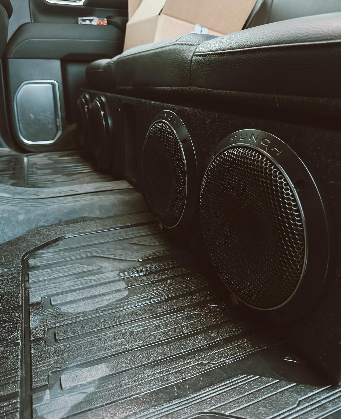 Do you like music loud enough to drown out noisy tires, maybe the kids in the back fighting, or that irritable rattle your wife says is &ldquo;nothing&rdquo; 😅 Have us install a custom sub box like this one! 

Rockford 8&rdquo; subs with Rockford Pu