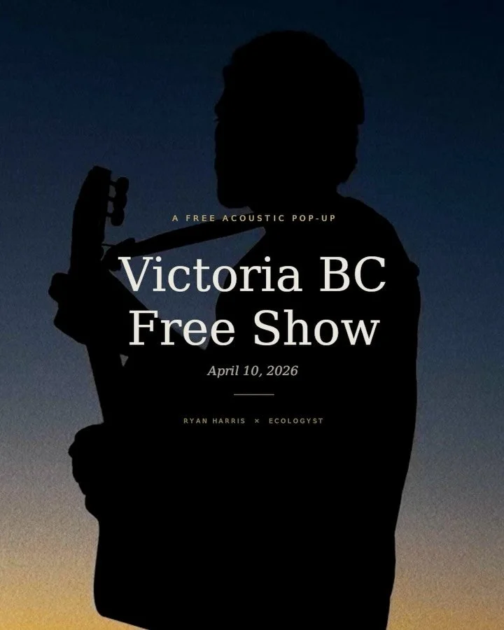Victoria BC, a free acoustic pop-up April 10th! Enter to win 1 of 20 tickets, Winners chosen Tuesday April 7, 10AM PST. 

What other cities should I do? Hoping to do a few more of these this year. 

#victoriabc #vancouver #canada