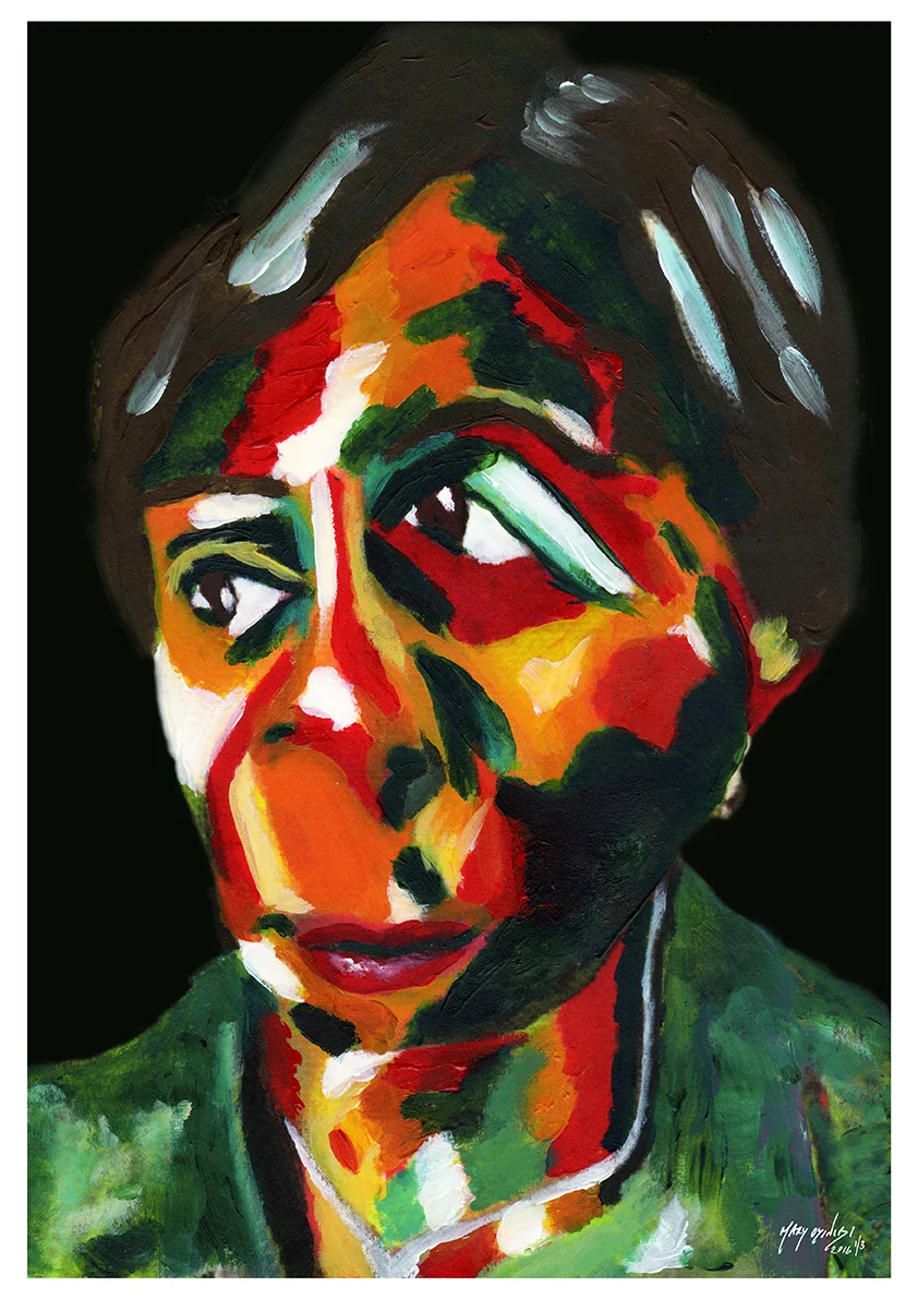 Hope - Acrylic Paint, Digital Art, 2016 Size: 42 x 59.4cm