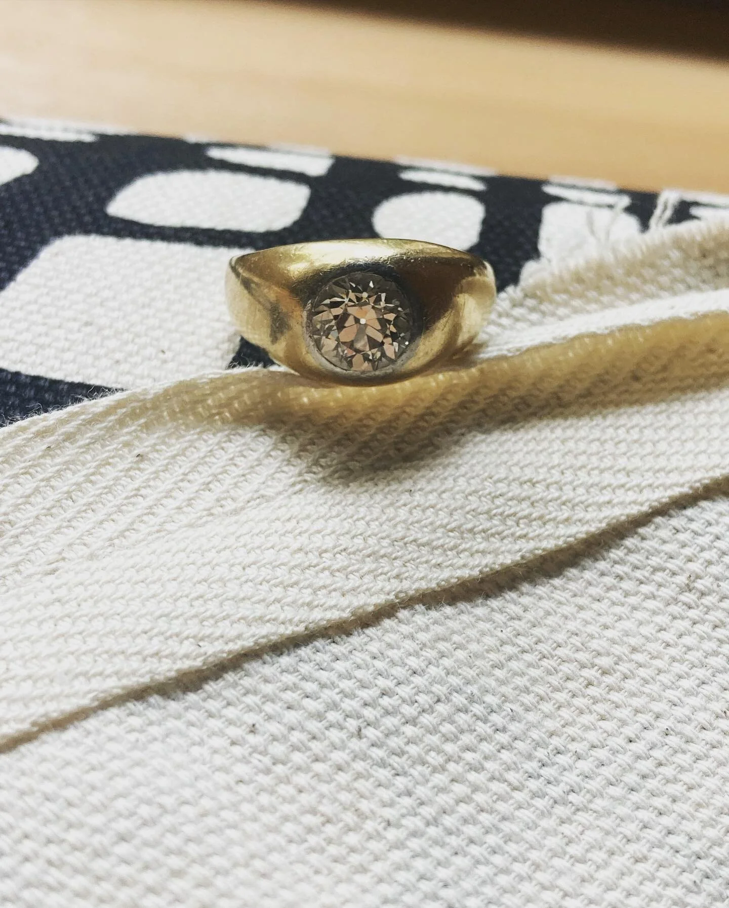 My dad&rsquo;s ring.  It was a part of him. He never took it off unless he had to be in the hospital. I have it now.  Back when we were dividing up the Jewelery between me and my sister, my sister took all the diamonds and I took all the big gold pie