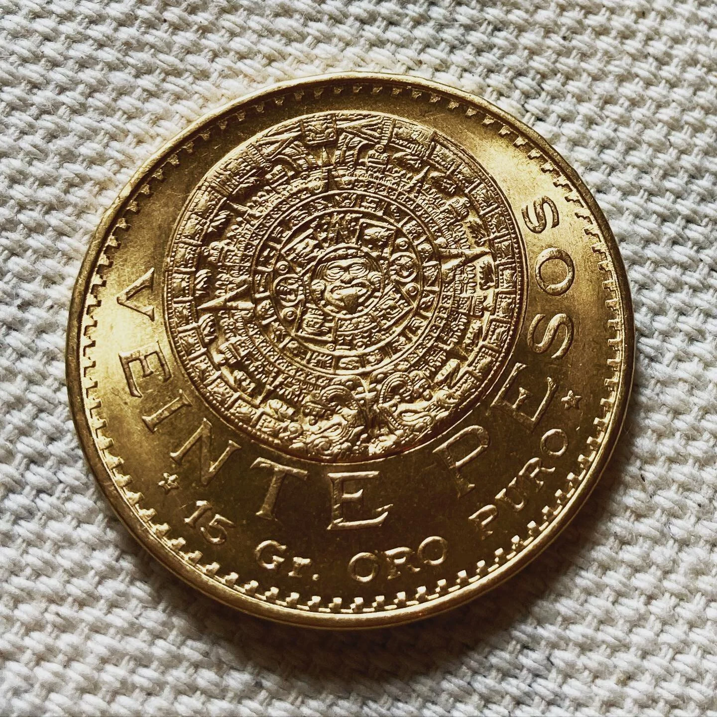 My dad started working in Mexico when he was my age. This thing is heavy. Solid gold. I&rsquo;ll transform it somehow. I have some inspiration from @themoonstoned for sure.