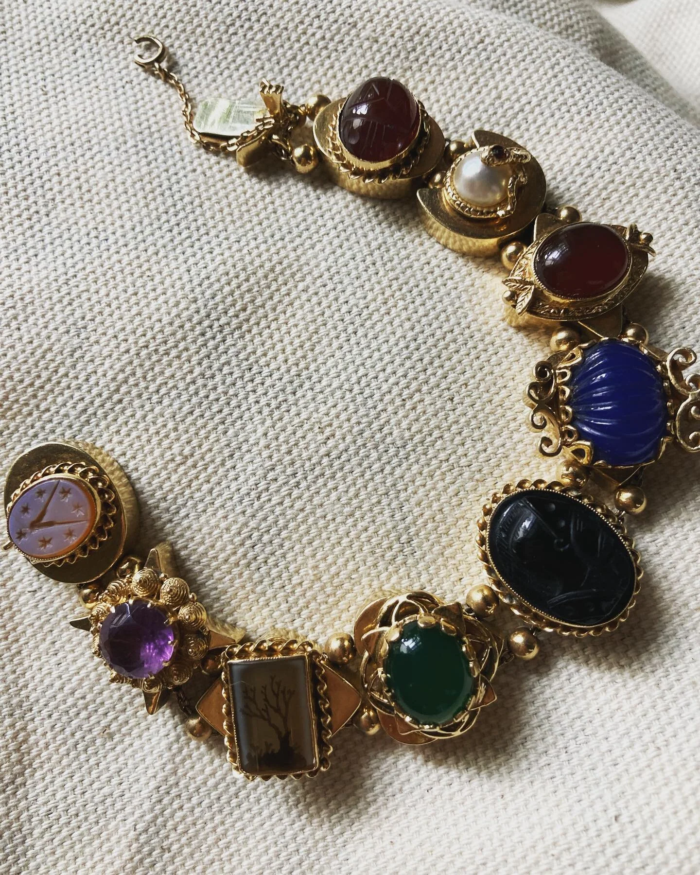 My sister and I would comb through for hours.  One day we each made piles for what we wanted to keep.  As a little girl giant colored things with gold and pearls were my faves. My sister loved the diamonds. We are still exactly the same.