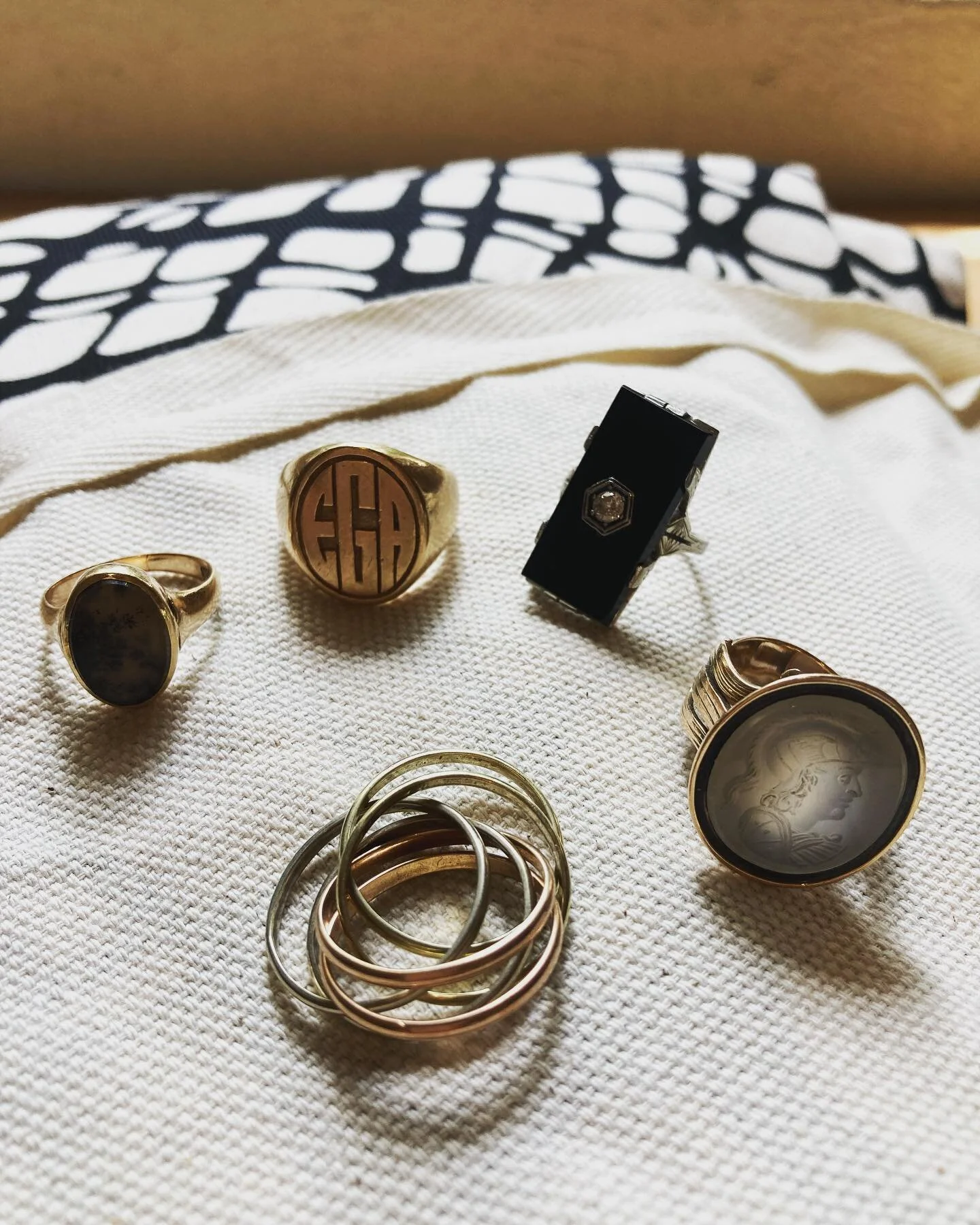 So many amazing rings&hellip; but the trinity ring is the one than gave birth to so many other things. My dad was obsessed  with making things, mostly of wood, metal or leather.  Bracelets. Rings. Logic puzzles.  He was always widdling away at someth