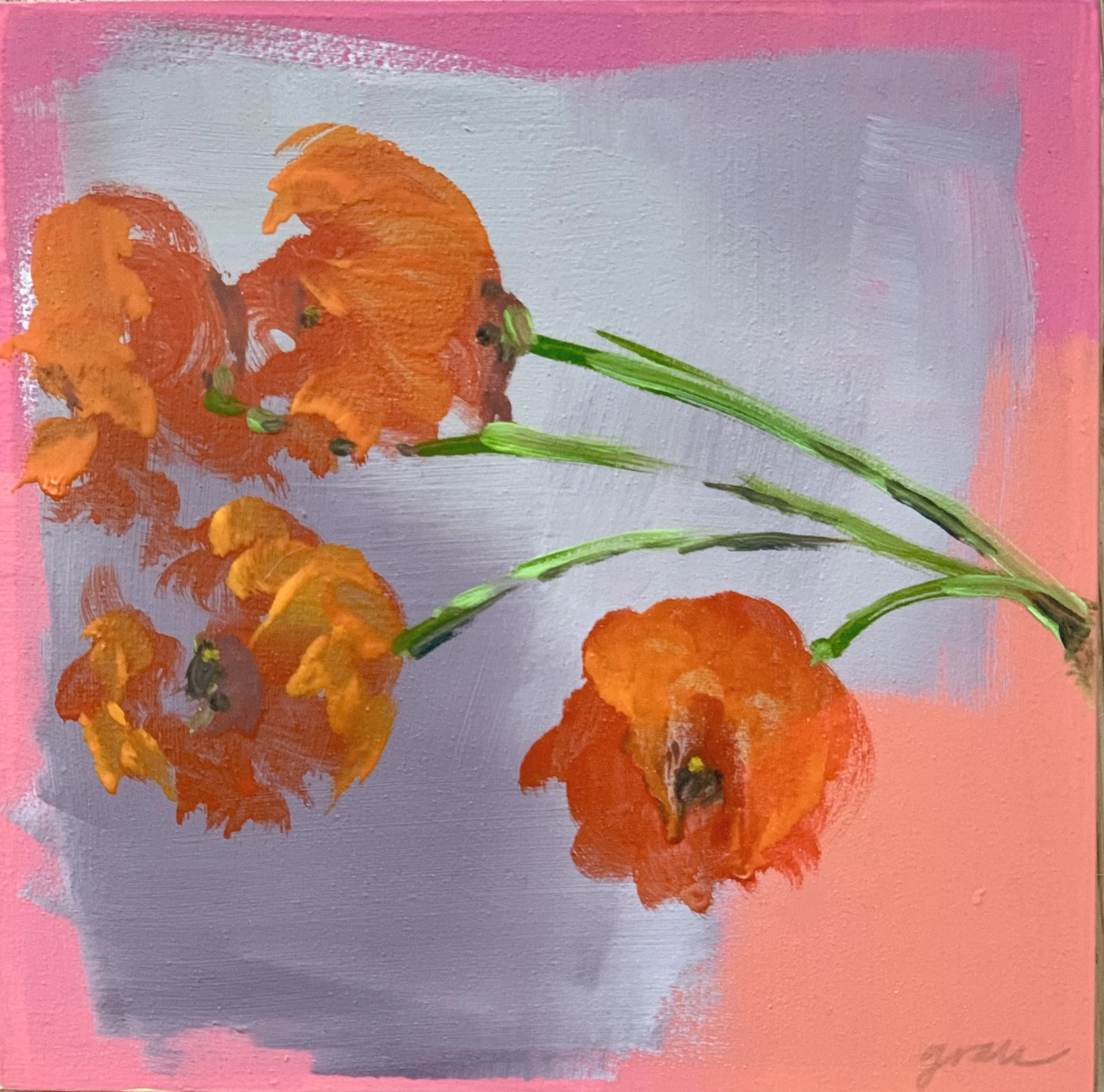 Poppies - pink