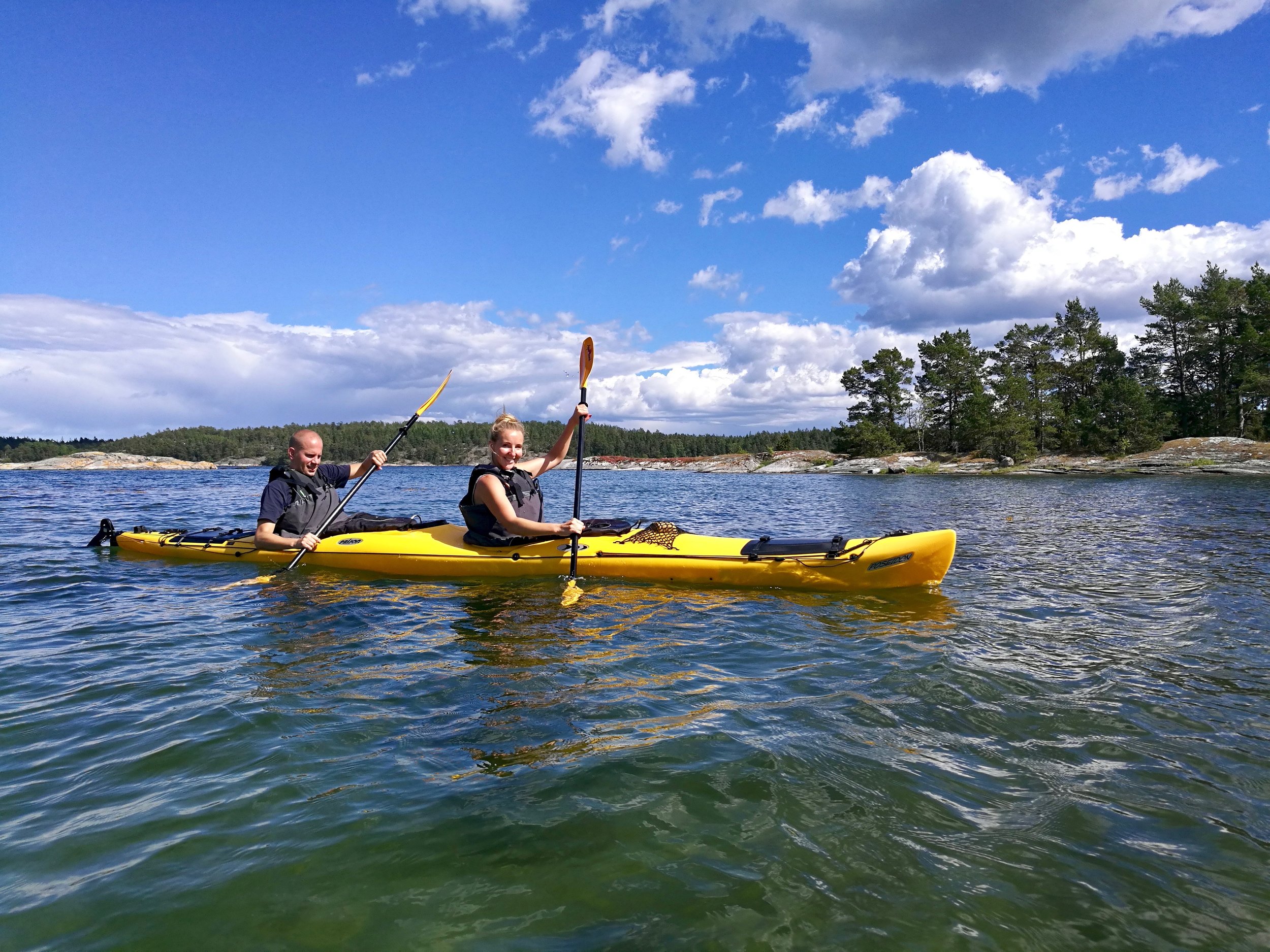  Stockholms skärgård Kajakpaddling 1 dag