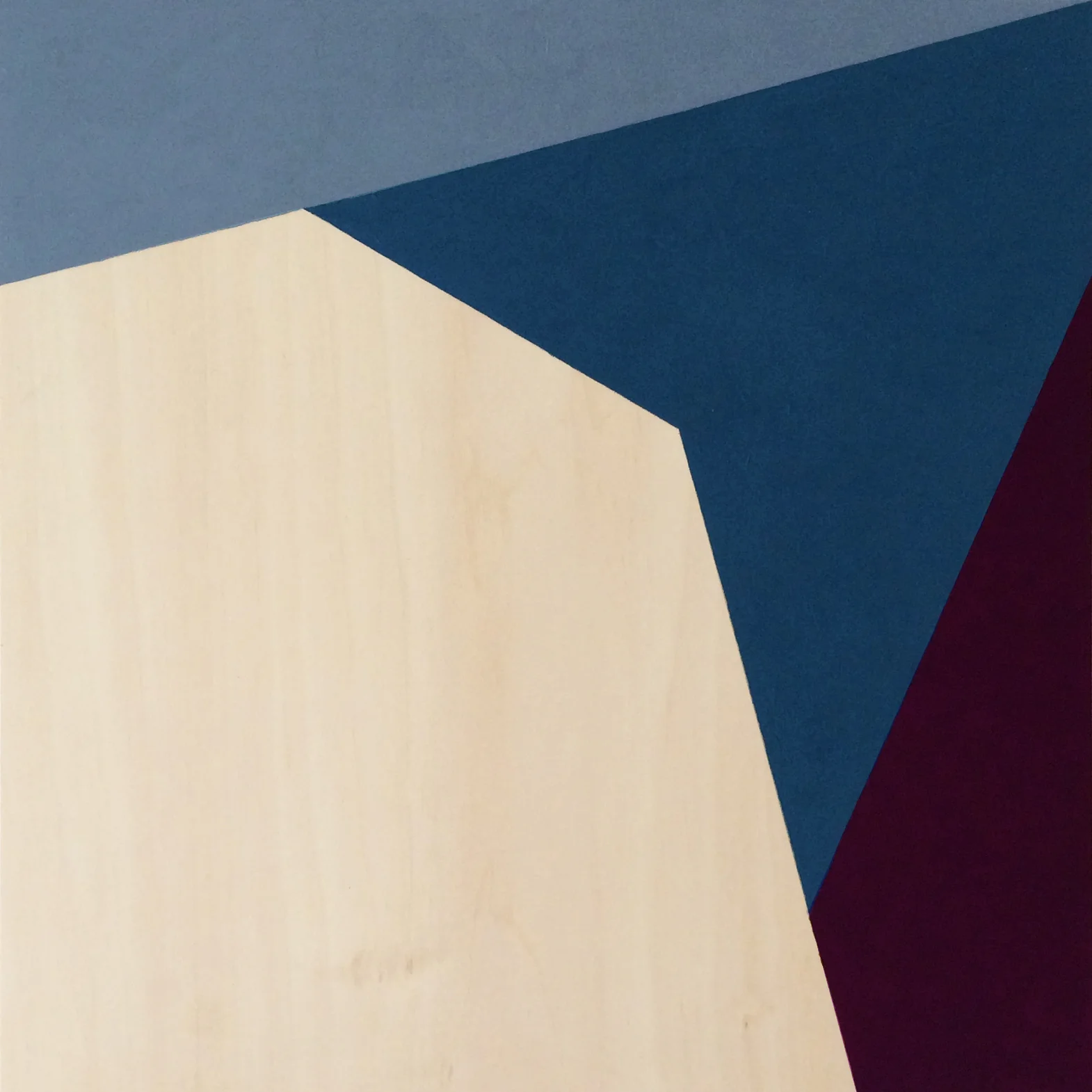 Here Now 8 2015 12 x 12 in Flashe Vinyl Paint on Birch Cradled Panel