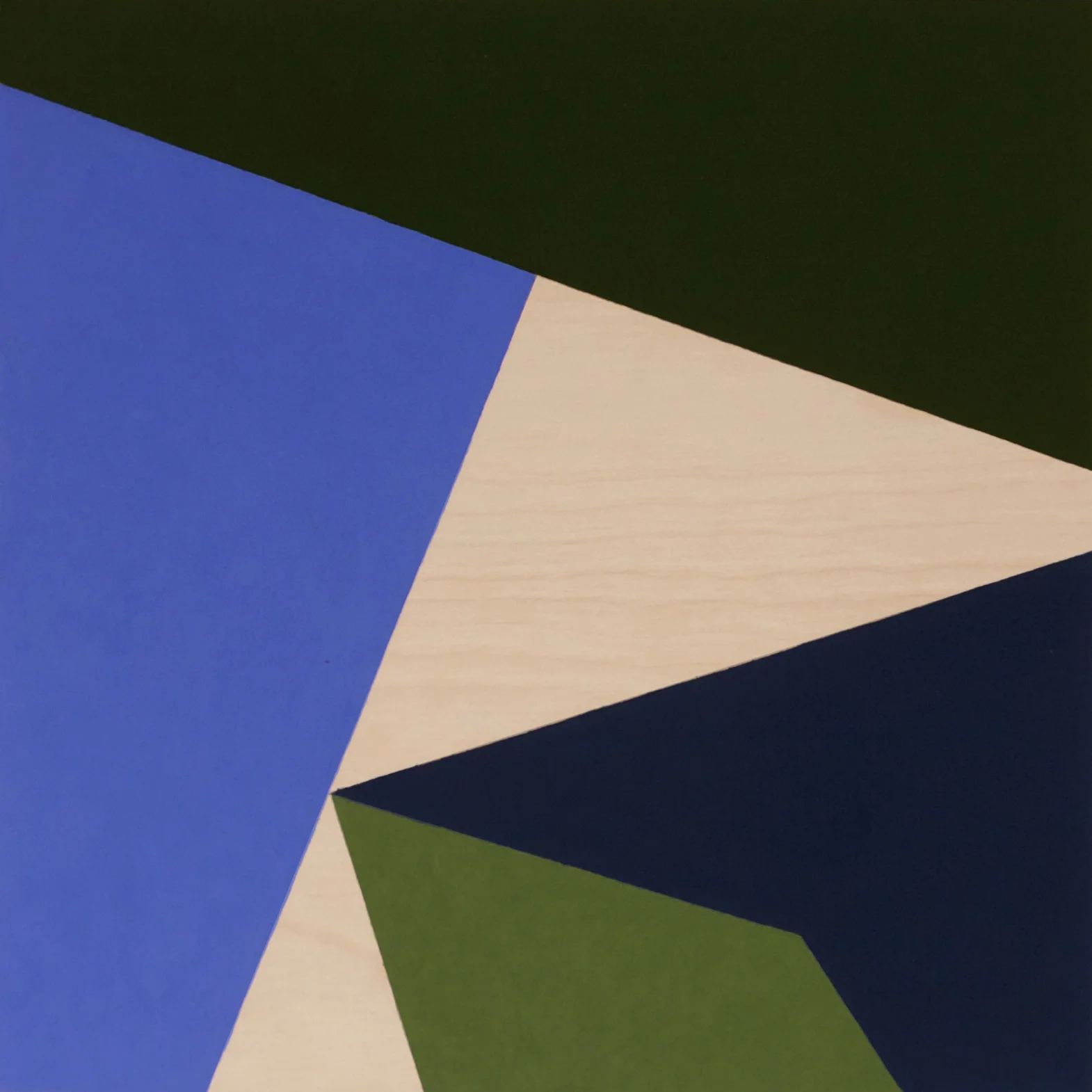Here Now 10 2015 12 x 12 in Flashe Vinyl Paint on Birch Cradled Panel