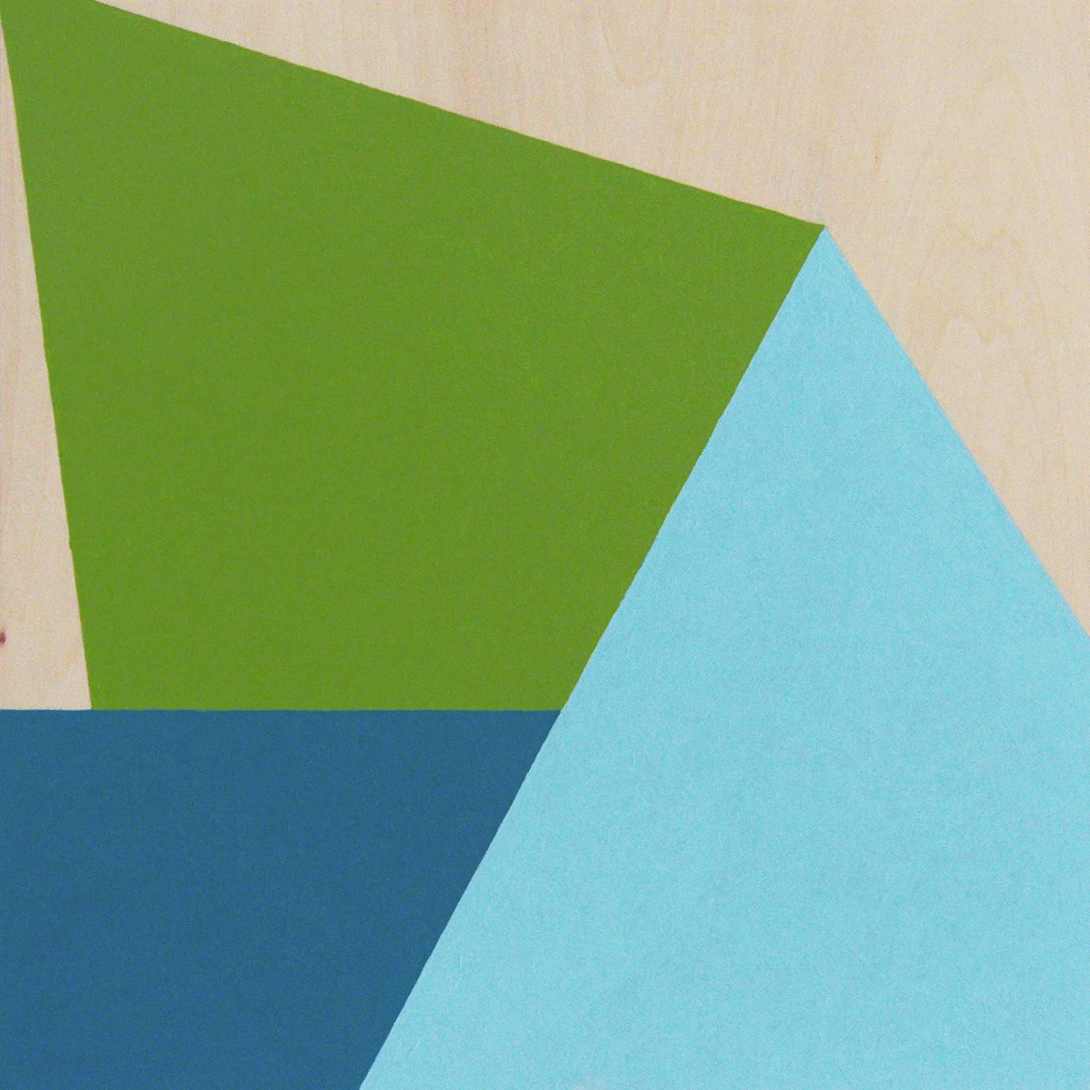 Here Now 13 2015 12 x 12 in Flashe Vinyl Paint on Birch Cradled Panel