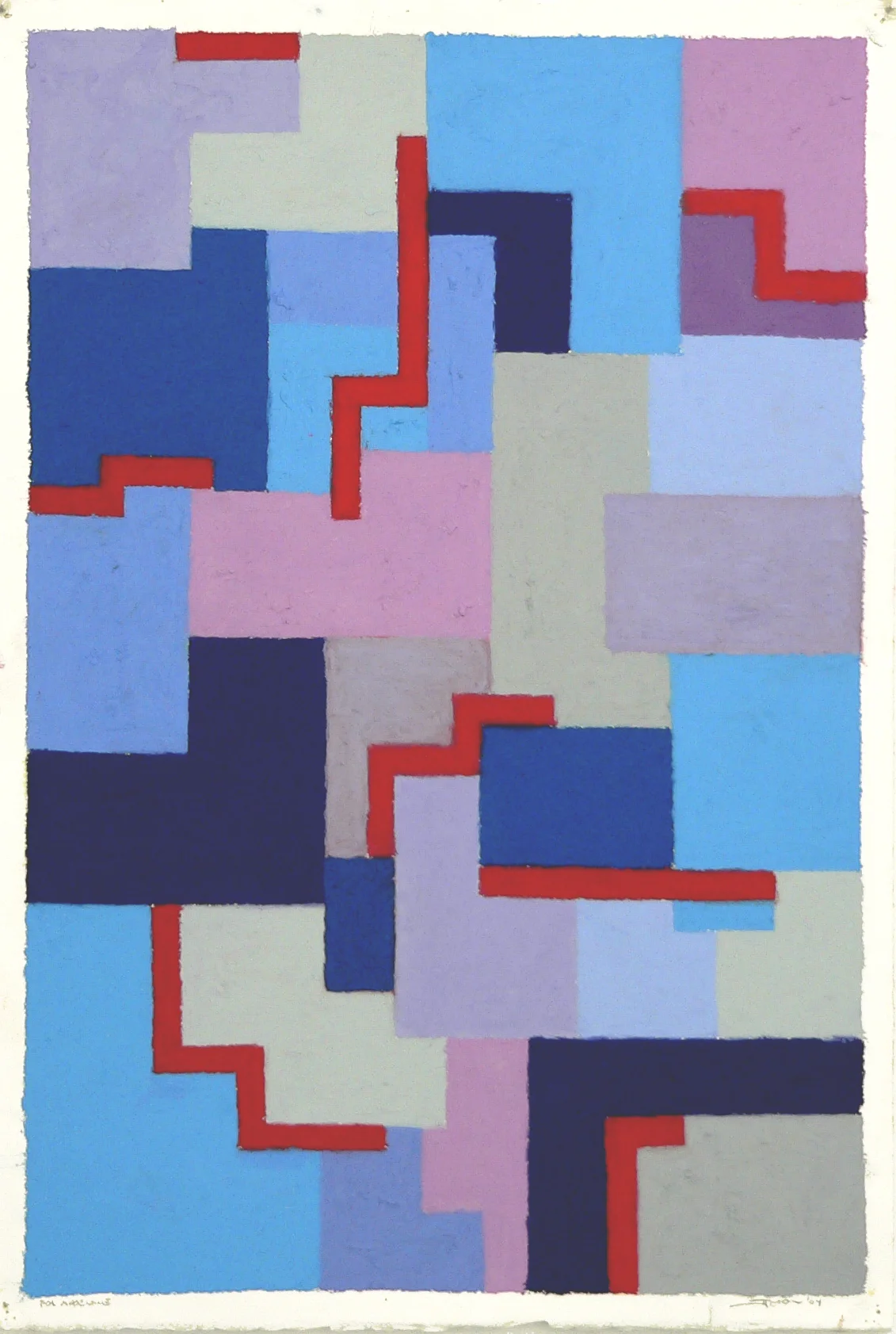 PK 4 18 x 24 in Oil Pastel on Arches Paper