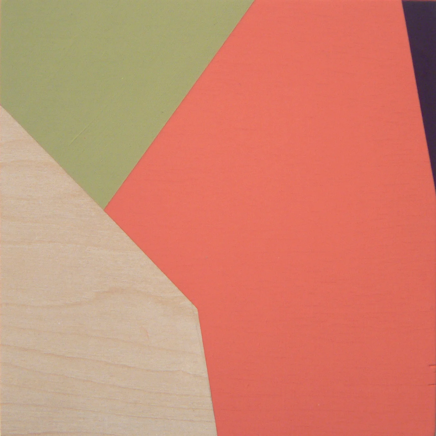 Peace 12 2016 6 x 6 in Flashe Vinyl Paint on Birch Cradled Panel