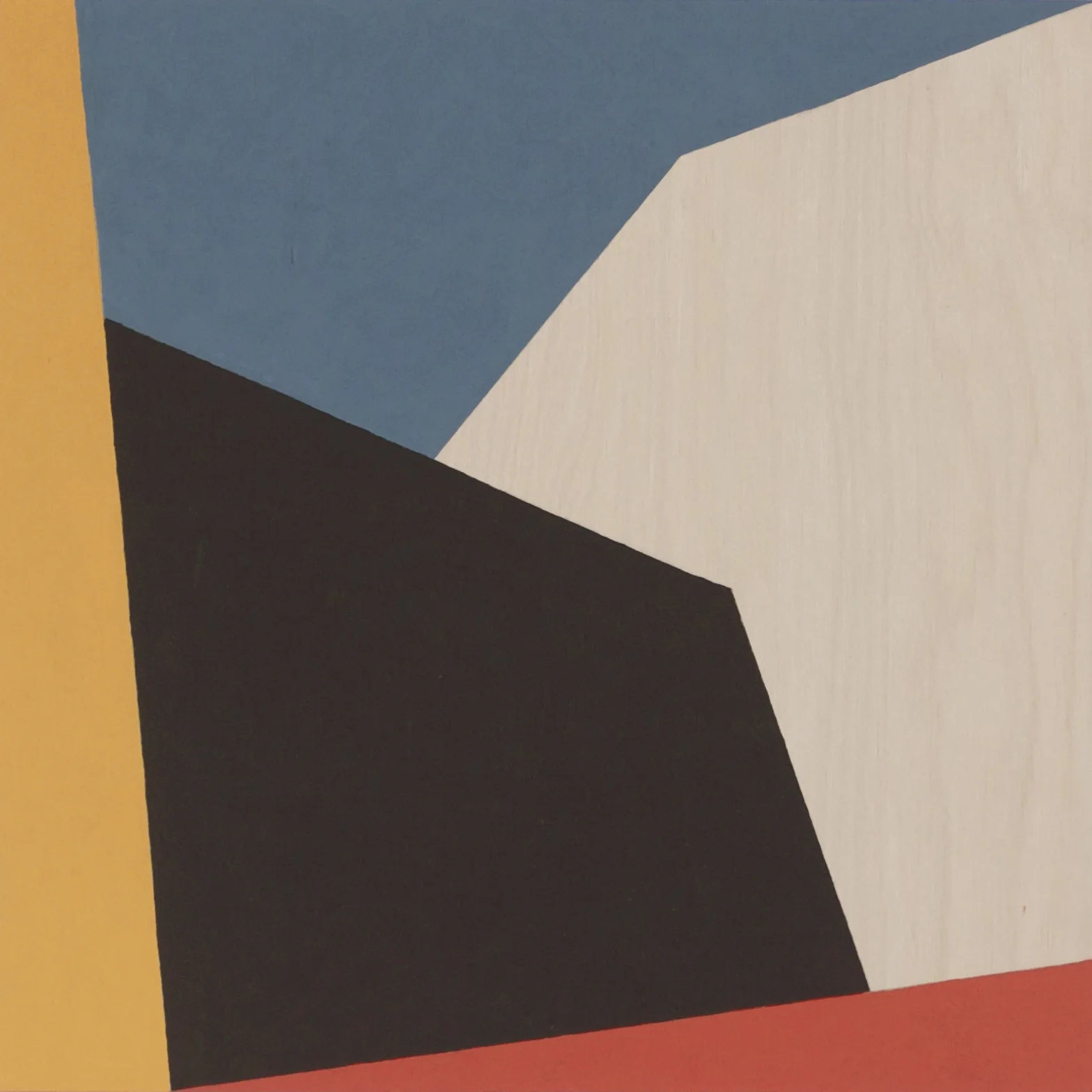 Here Now 1 2015 12 x 12 in Flashe Vinyl Paint on Birch Cradled Panel