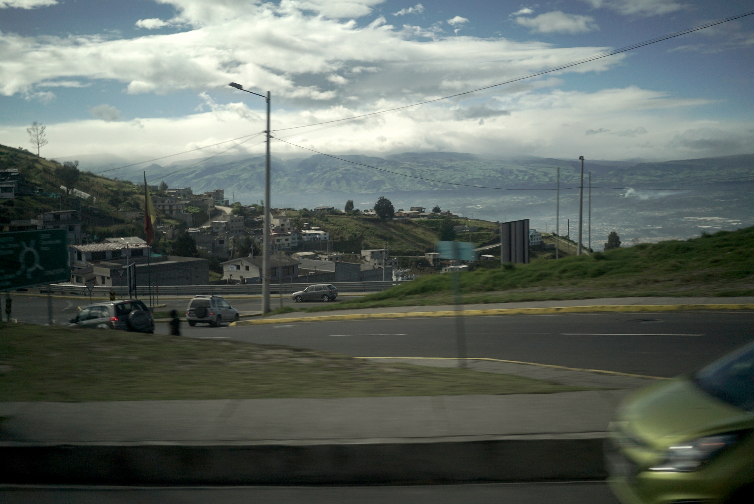 En quittant Quito