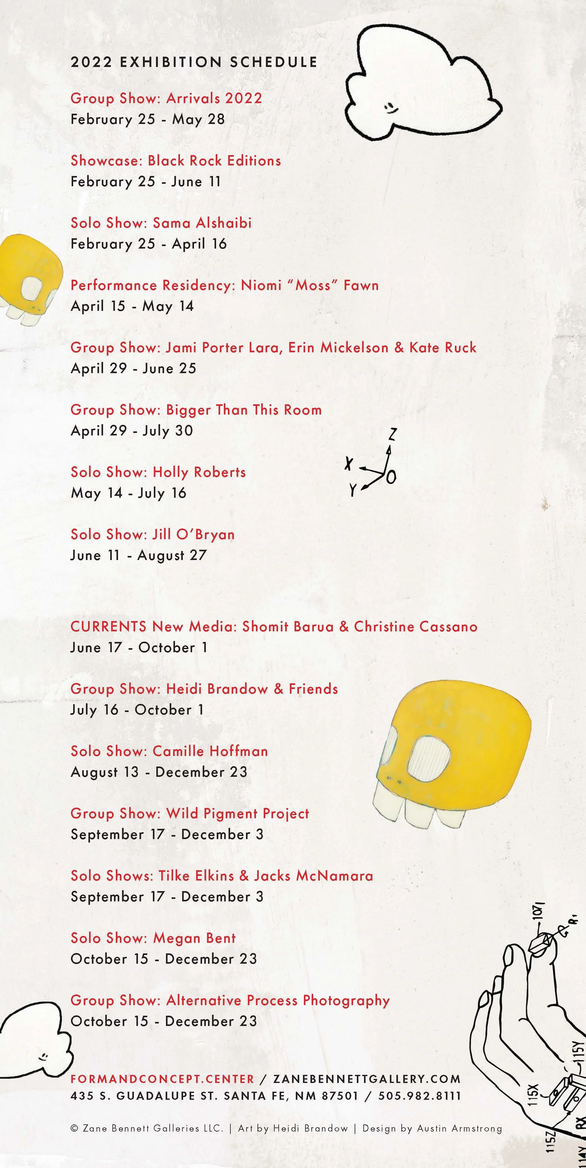 Interior page of F&C/ZB Exhibition Guide