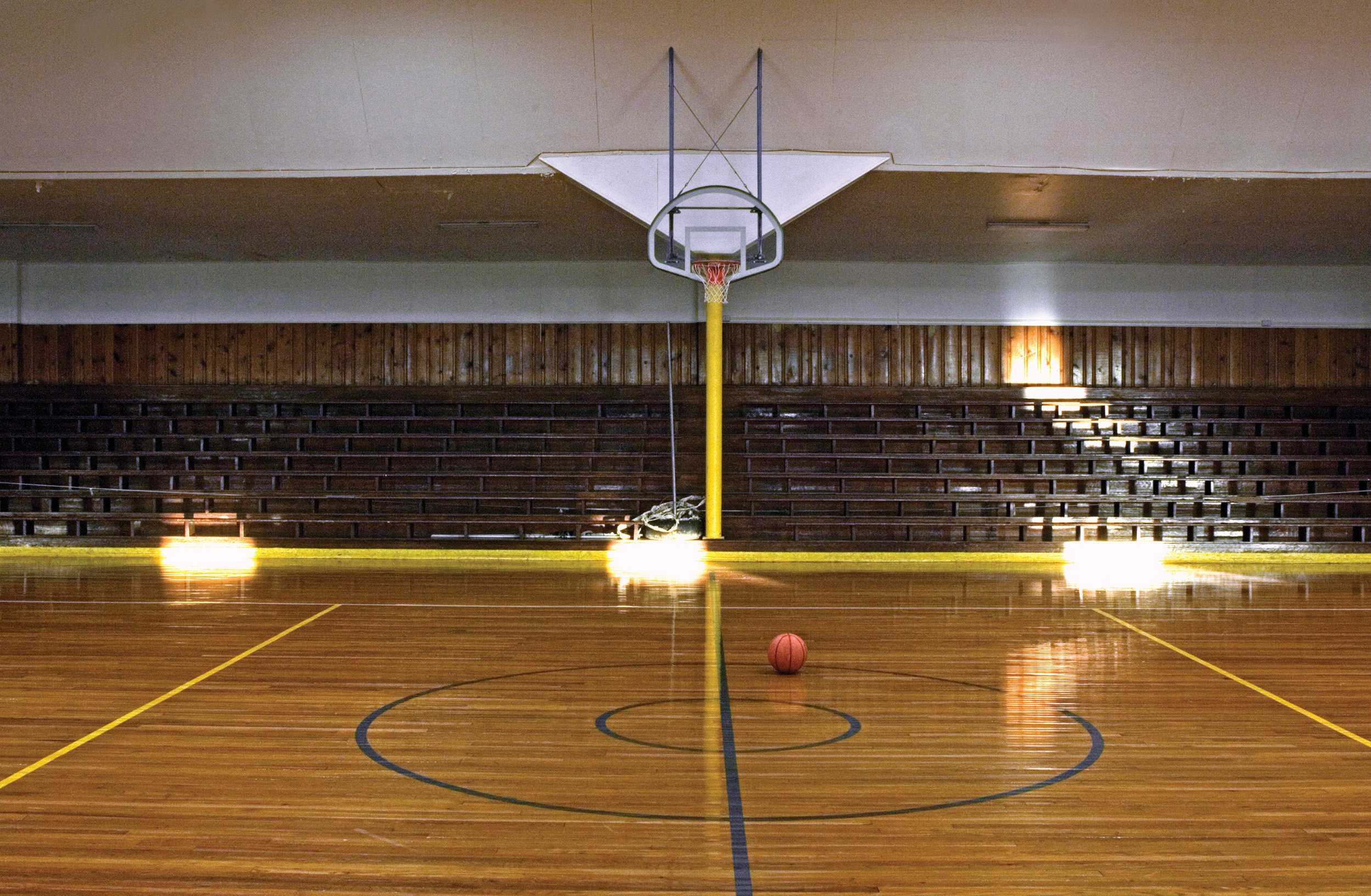  Plymouth High School gym. Plymouth IL. May, 2010 