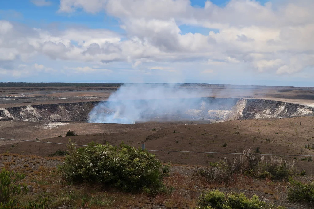 The caldera a bit closer