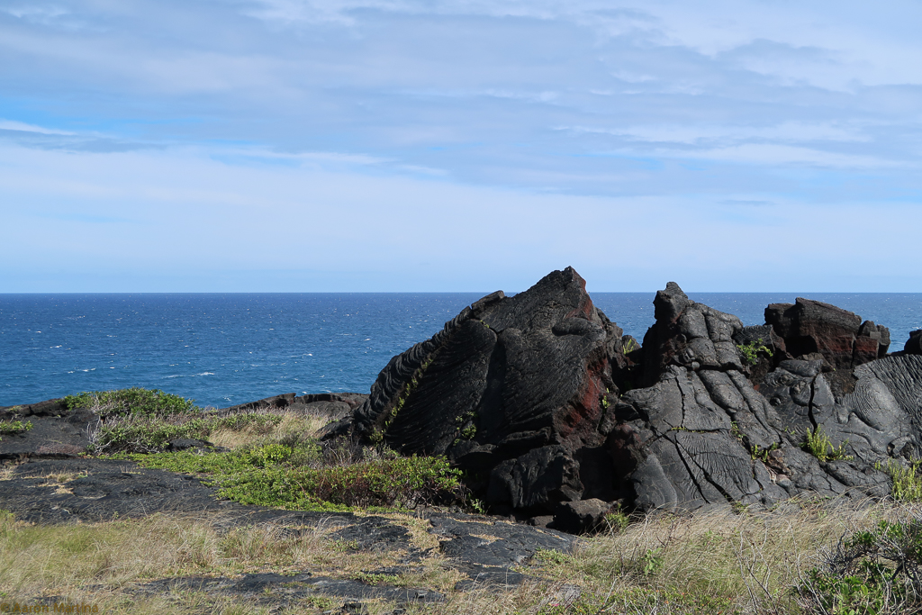 Lava rock by the ocean