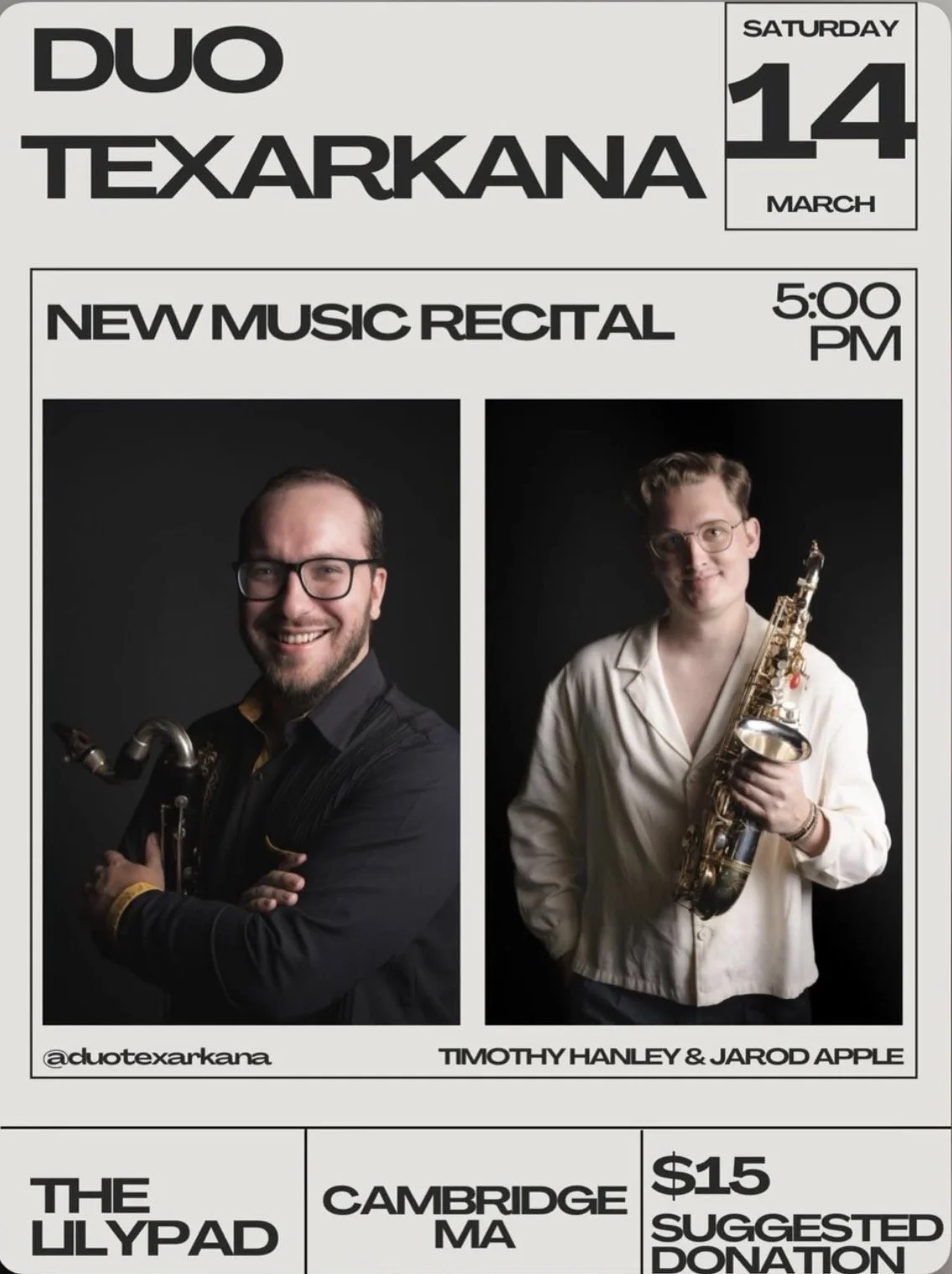 Duo Texarkana - New Music Recital