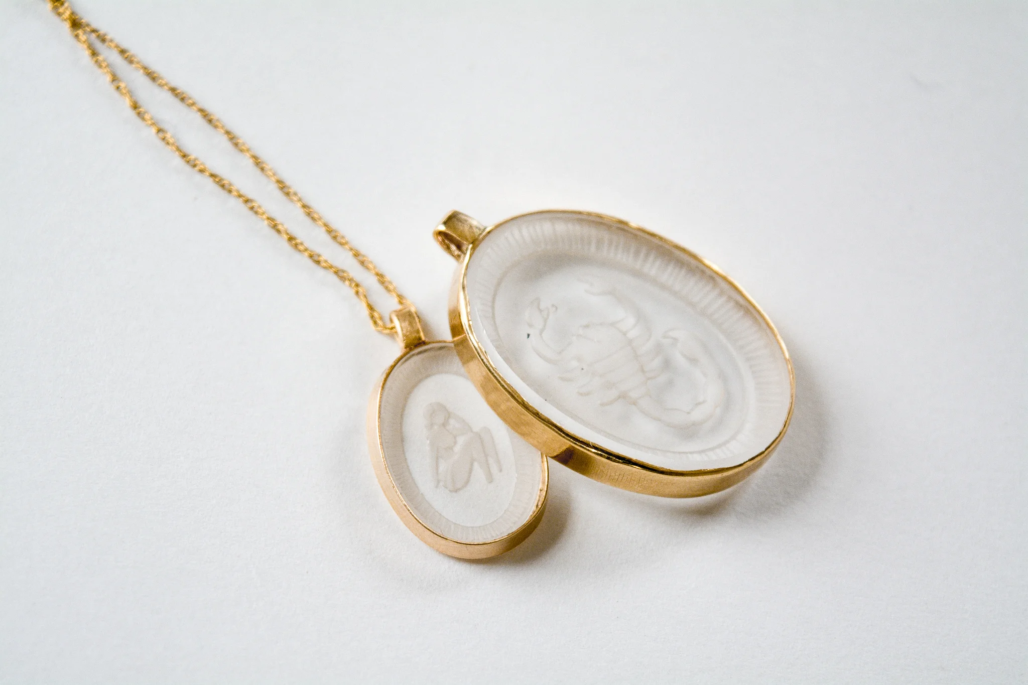 Small Gold Zodiac Pendant — N I E T T 